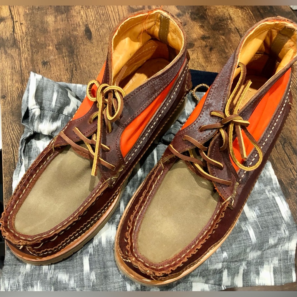 YUKETEN MAINE GUIDE DB CHUKKA 2T X W RED MENS 9E